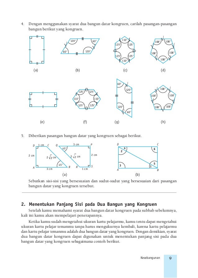 Carilah Pasangan Bangun Yang Sebangun Diantara Gambar