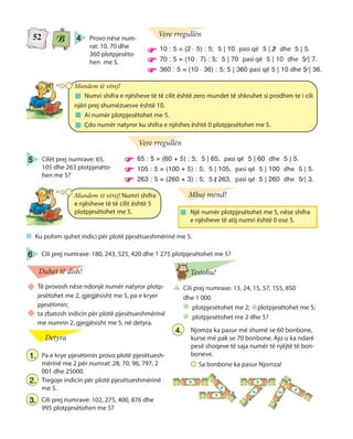 Albanian Math Homework Matematika 6 alb | PDF