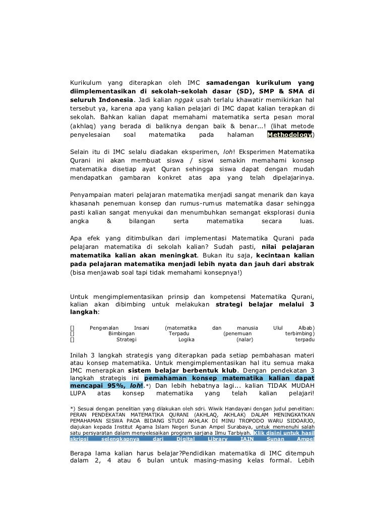 Soal Matematika Islami Helmi Kediris