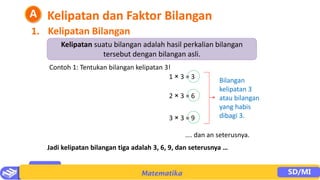 MATEMATIKA Bab 3 Kelipatan dan Faktor Bilangan.pptx
