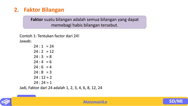 MATEMATIKA Bab 3 Kelipatan dan Faktor Bilangan.pptx