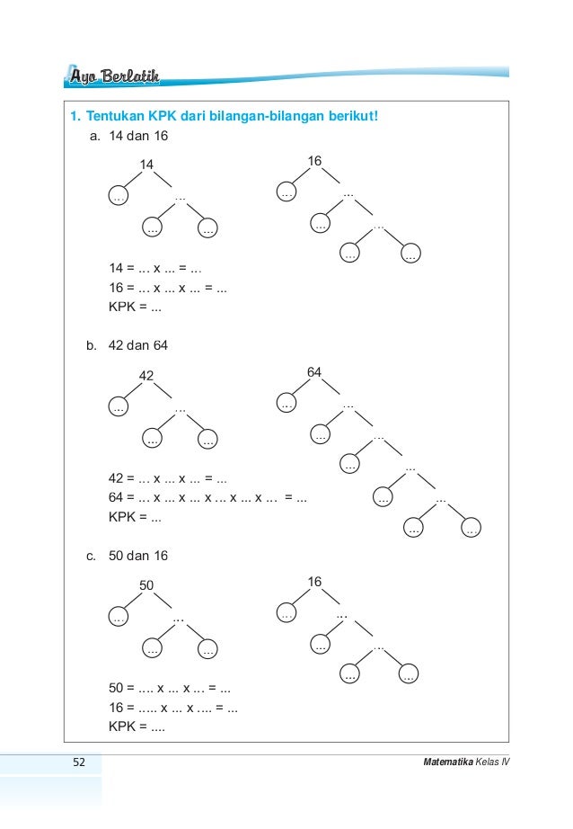Matematika bse kelas 4 suparti