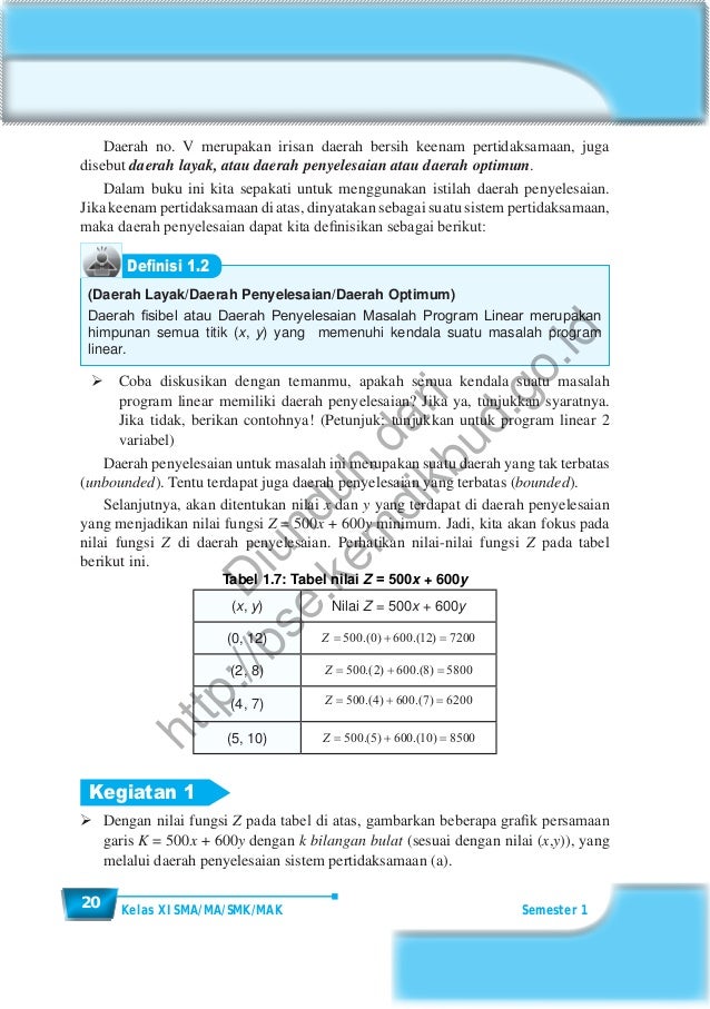 Matematika Buku Siswa
