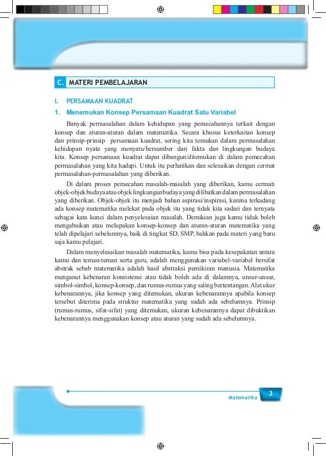 Matematika buku siswa kelas x semester 2