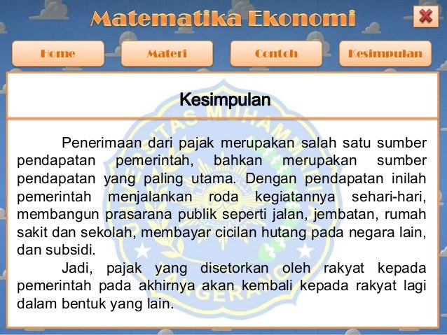 Contoh Soal Subsidi Dalam Matematika Ekonomi - Soal Baru