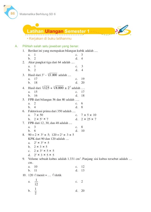 Matematika gemar berhitung