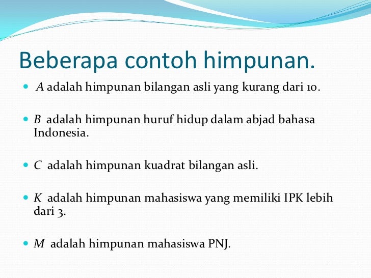 Matematika himpunan