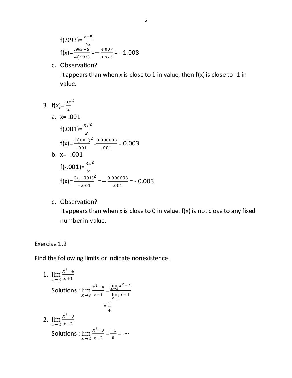 Matematika Kalkulus ( Limit )