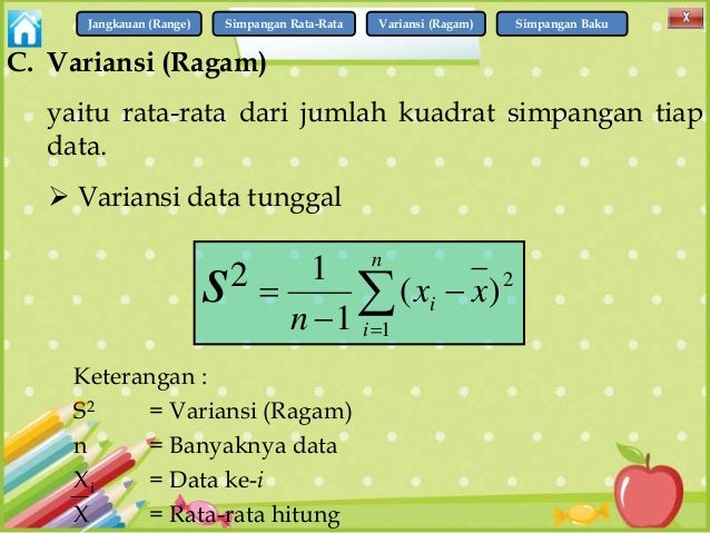 UKURAN PENYEBARAN DATA