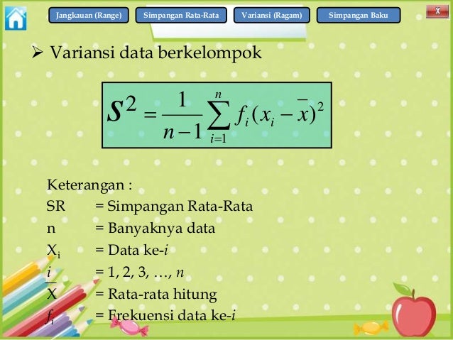 UKURAN PENYEBARAN DATA