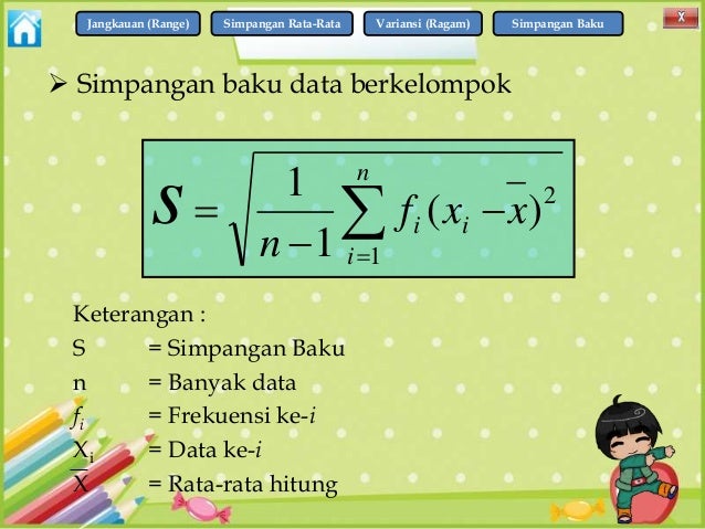 UKURAN PENYEBARAN DATA