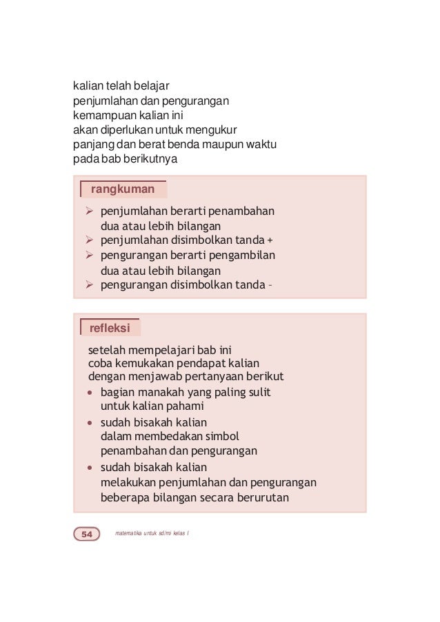 Matematika kelas 1