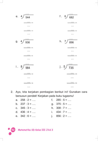 Matematika Kelas 3 Y Putri