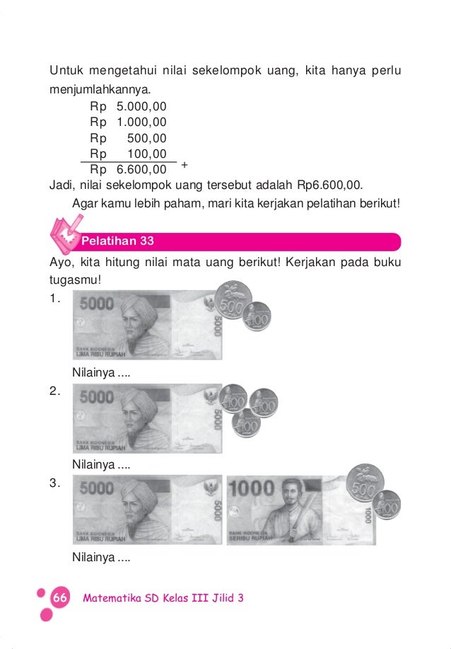 Matematika Kelas 3 Y Putri