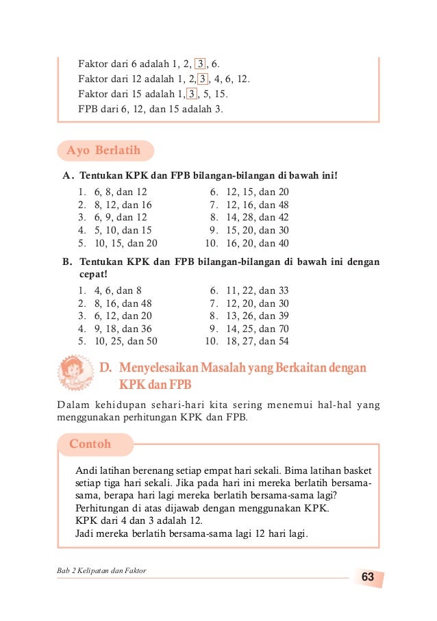 Matematika Untuk Sd Mi Kelas 4 Fatkul Anam Maria Pretty Tj Su