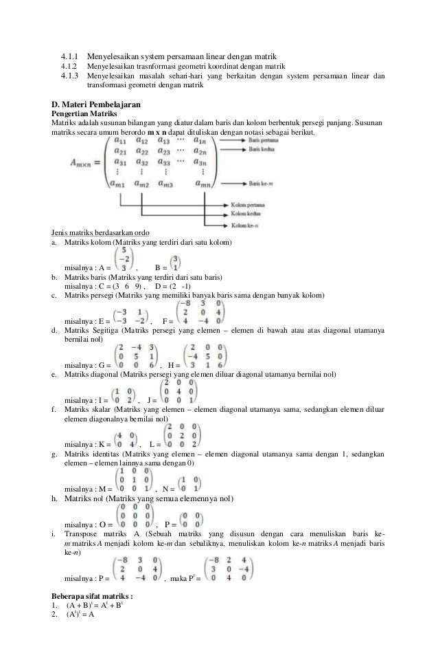 Materi Matematika Peminatan Kelas 12 Semester 1 - Jawaban Buku