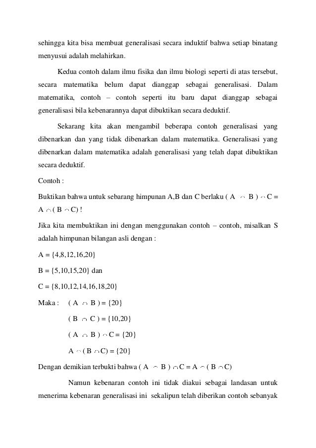 Matematika sebagai ilmu deduktif