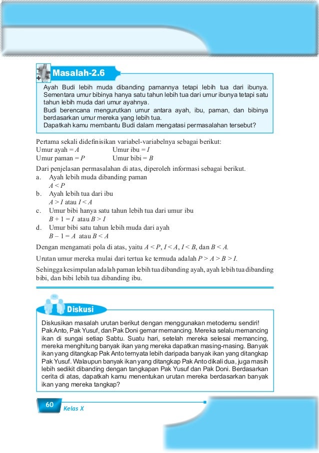 Matematika Sma Kelas X Untuk Siswa