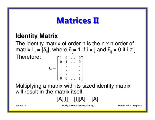 Matematika terapan week 7