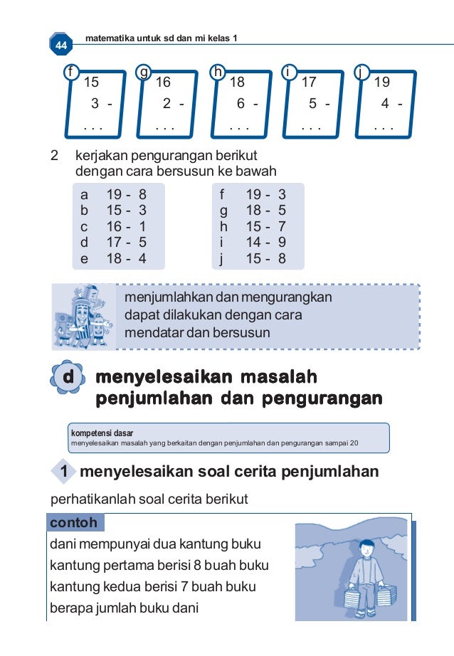 Contoh Soal Sempoa Kelas 1 Sd Berbagi Contoh Soal