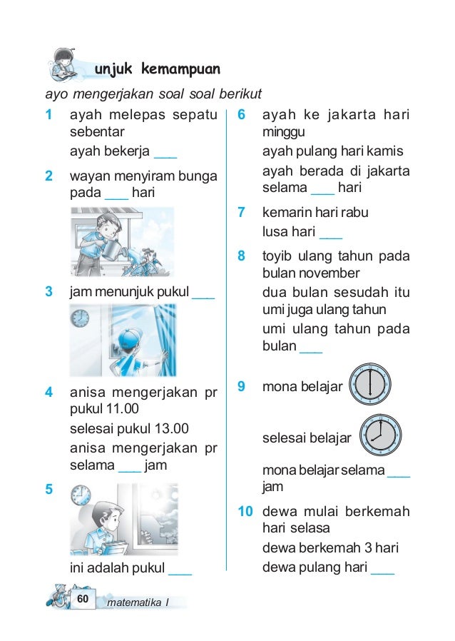 Matematika Untuk Kelas 1 Dwi Priyo Utomo