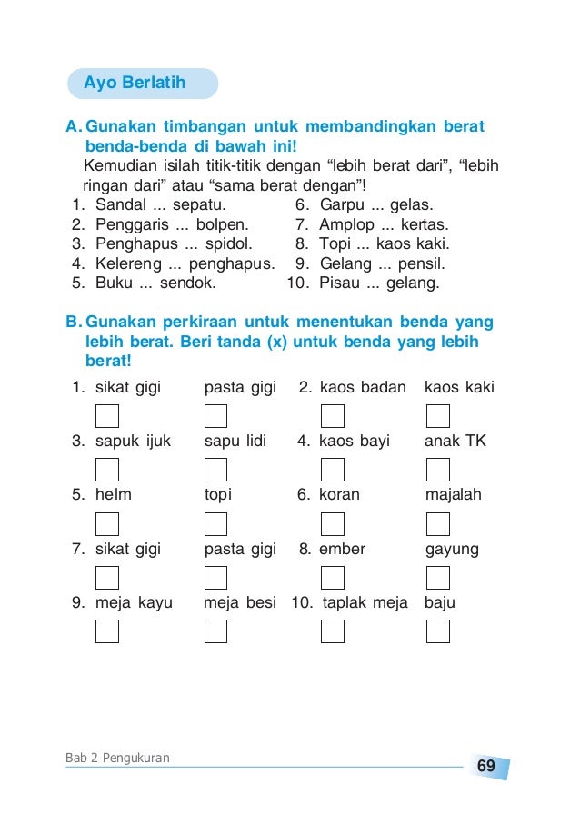 Matematika untuk kelas 2 - fatkul anam