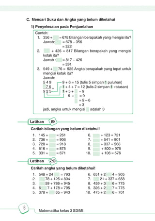 Matematika untuk kelas 3 - tri dayat | PDF