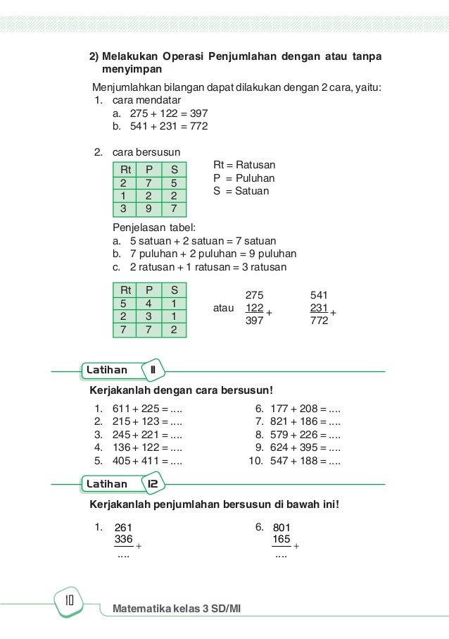 Matematika Untuk Kelas 3 Tri Dayat