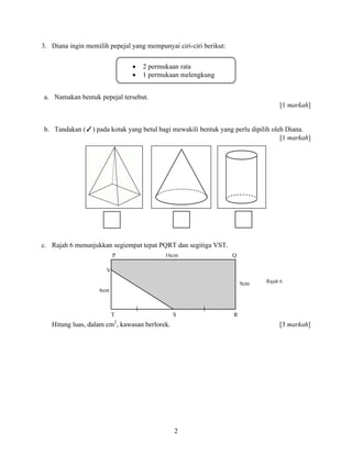 Upsr 2017 Matematik Kertas 2