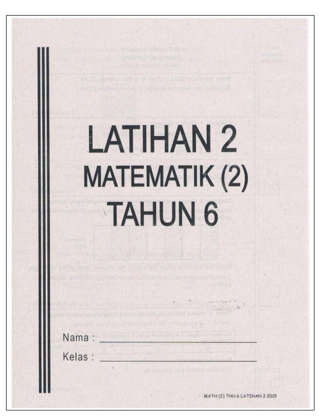Matematik Latihan 2 MEI 2015 (Kertas 2 Kelantan)