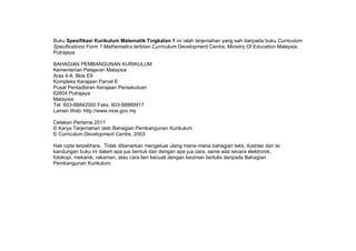 Matematik Tingkatan 1