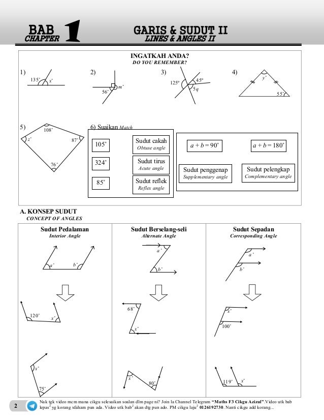 Matematik Tingkatan 3 Modul 1 2016