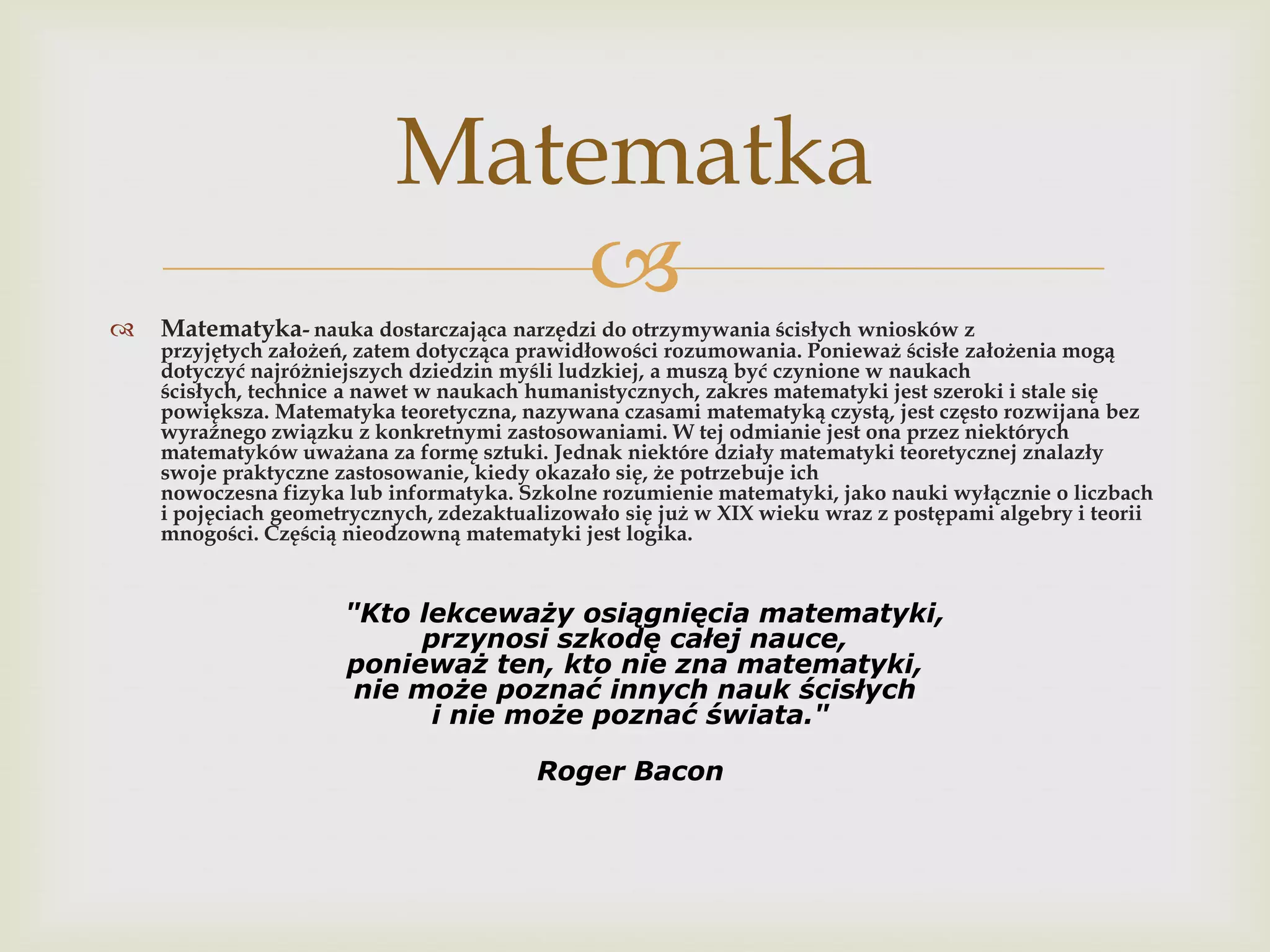 Matematyka w otaczającym nas świecie! artur pośpiech 2e | PPTX