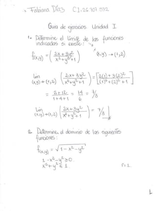 Matemática 3 - Fabiana Diaz