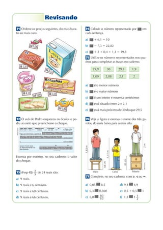 Matemática 6º ano   revisão