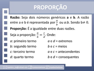 PROPORÇÃO

 