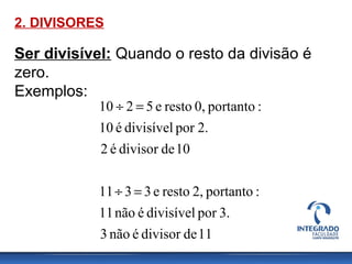 PPT - CURSO DE MATEMÁTICA BÁSICA PowerPoint Presentation, free download -  ID:2886945