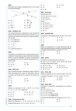 Matemática básica coc exercícios