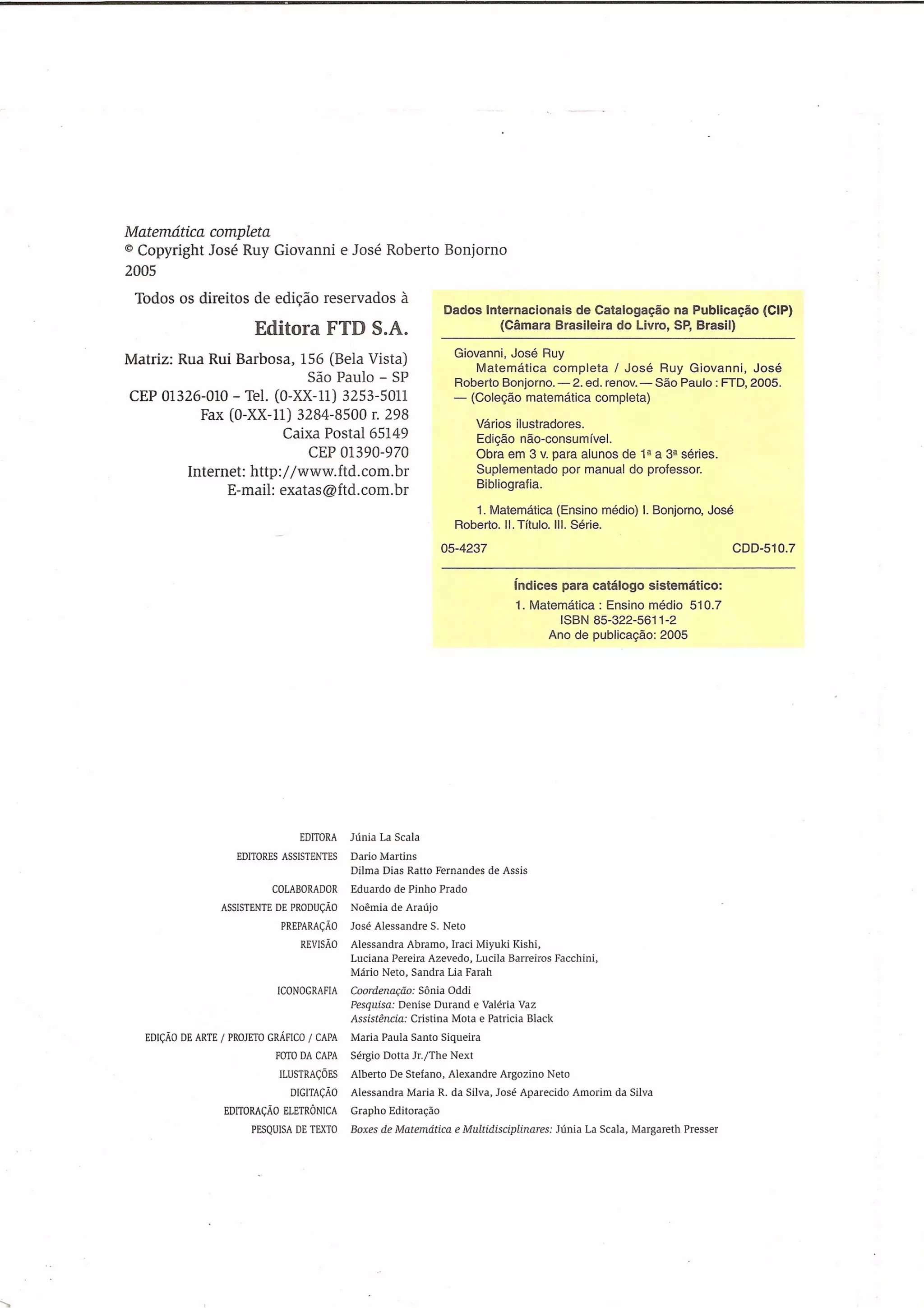 Matemática completa volume 1 parte 1