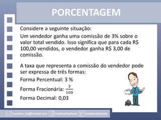 PORCENTAGEM

 