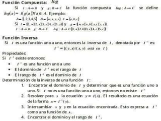 Relaciones y Funciones.