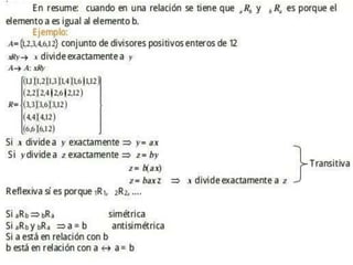 Relaciones y Funciones.