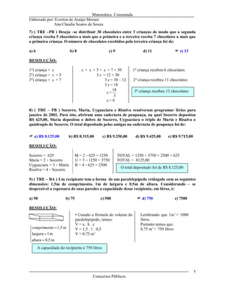 Matemática para Concursos by Everton Moraes e Ana Claudia | PDF