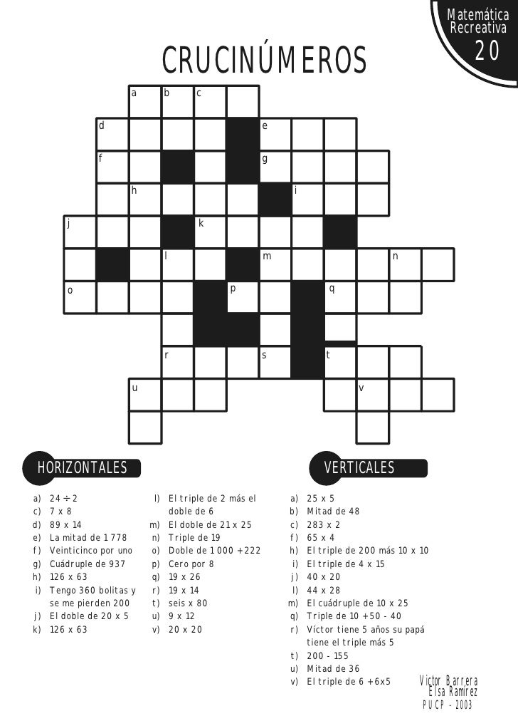 Sopa De Letras De Matematicas Para Secundaria Para Imprimir Matemática recreativa