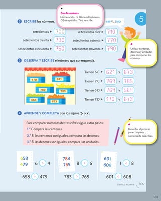 Ejercicios resueltos de matemáticas segundo de primaria | PDF
