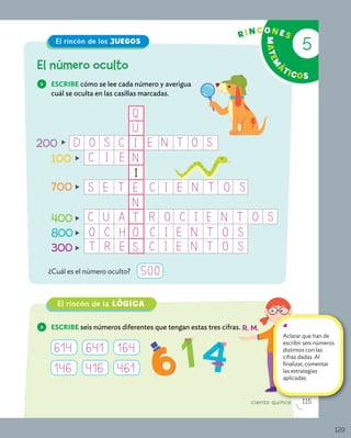 Ejercicios resueltos de matemáticas segundo de primaria | PDF