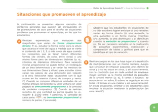 19
Mallas de Aprendizaje Grado 5° Área de Matemáticas
A continuación se presentan algunos ejemplos de
contextos generales ...
