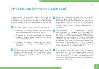 23
Mallas de Aprendizaje Grado 5° Área de Matemáticas
Construyan figuras congruentes (misma medida de
lados y ángulos) y s...