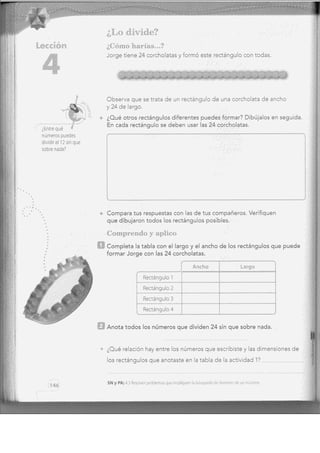 Matemáticas cuarto bimestre