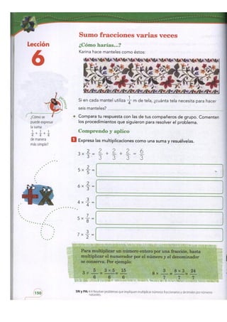 Matemáticas cuarto bimestre